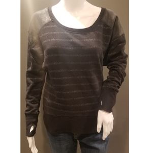 VSX Victoria's Secret Metallic striped sweatshirt